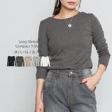 チャコールグレー | ロングスリーブコンパクトTシャツ | atONE