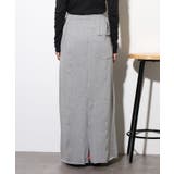 ミニ裏毛セミタイトマキシスカート | atONE | 詳細画像24 