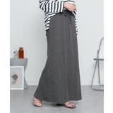 ミニ裏毛セミタイトマキシスカート | atONE | 詳細画像35 