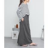 ミニ裏毛セミタイトマキシスカート | atONE | 詳細画像40 