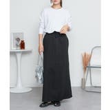 ミニ裏毛セミタイトマキシスカート | atONE | 詳細画像46 