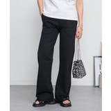 ミニ裏毛セミフレアパンツ | atONE | 詳細画像23 