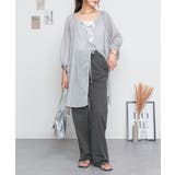 ミニ裏毛セミフレアパンツ | atONE | 詳細画像32 