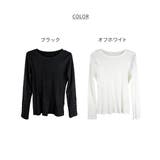 袖口ボタンリブロングTシャツ | atONE | 詳細画像18