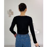 袖口ボタンリブロングTシャツ | atONE | 詳細画像6