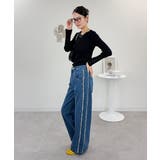 袖口ボタンリブロングTシャツ | atONE | 詳細画像8