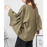 ドロップショルダーギャザースリーブカットソー | atONE | 詳細画像22 