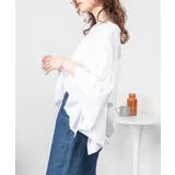 ドロップショルダーギャザースリーブカットソー | atONE | 詳細画像28 