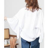 ドロップショルダーギャザースリーブカットソー | atONE | 詳細画像29 