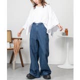 ドロップショルダーギャザースリーブカットソー | atONE | 詳細画像30 