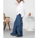 ドロップショルダーギャザースリーブカットソー | atONE | 詳細画像31 