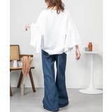 ドロップショルダーギャザースリーブカットソー | atONE | 詳細画像32 