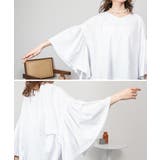 ドロップショルダーギャザースリーブカットソー | atONE | 詳細画像37 