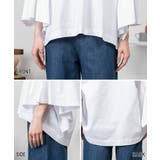 ドロップショルダーギャザースリーブカットソー | atONE | 詳細画像38 