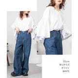 ドロップショルダーギャザースリーブカットソー | atONE | 詳細画像4 