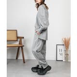 ミニ裏毛スウェットジョガーパンツ | atONE | 詳細画像15 