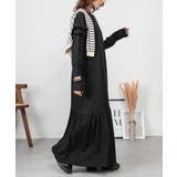 ダブルフリル長袖ワンピース | atONE | 詳細画像9 