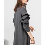 ダブルフリル長袖ワンピース | atONE | 詳細画像13 