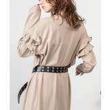 ダブルフリル長袖ワンピース | atONE | 詳細画像21 