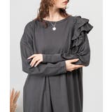 片袖フリルワンピース | atONE | 詳細画像10 