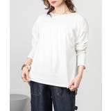 バックダブル長袖Tシャツ | atONE | 詳細画像10 