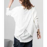 バックダブル長袖Tシャツ | atONE | 詳細画像13 