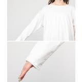 バックダブル長袖Tシャツ | atONE | 詳細画像21 