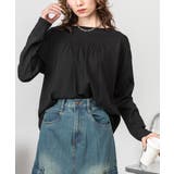 バックダブル長袖Tシャツ | atONE | 詳細画像4 