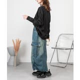 バックダブル長袖Tシャツ | atONE | 詳細画像8 