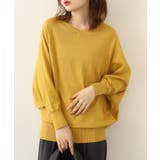 Vネックドルマン綿ニット プルオーバー セーター | atONE | 詳細画像21