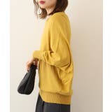 Vネックドルマン綿ニット プルオーバー セーター | atONE | 詳細画像22