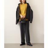 Vネックドルマン綿ニット プルオーバー セーター | atONE | 詳細画像25