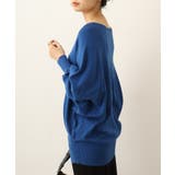 Vネックドルマン綿ニット プルオーバー セーター | atONE | 詳細画像27