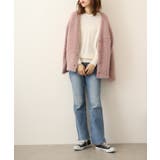 Vネックドルマン綿ニット プルオーバー セーター | atONE | 詳細画像40