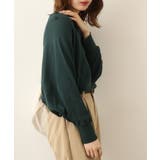 Vネックドルマン綿ニット プルオーバー セーター | atONE | 詳細画像43