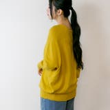 Vネックドルマン綿ニット プルオーバー セーター | atONE | 詳細画像35