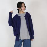 コットンニットドルマンカーディガン ドルマンシルエット ビッグシルエット | atONE | 詳細画像26