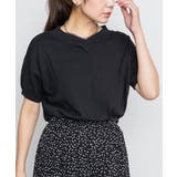 Vネックドルマン半袖綿ニット セーター カーディガン | atONE | 詳細画像10 