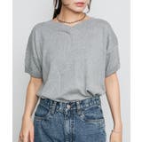 Vネックドルマン半袖綿ニット セーター カーディガン | atONE | 詳細画像23 