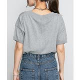 Vネックドルマン半袖綿ニット セーター カーディガン | atONE | 詳細画像26 