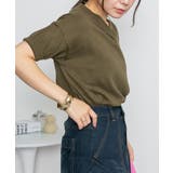 Vネックドルマン半袖綿ニット セーター カーディガン | atONE | 詳細画像32 