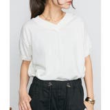 Vネックドルマン半袖綿ニット セーター カーディガン | atONE | 詳細画像51 