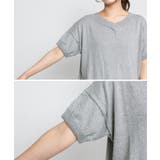 Vネックドルマン半袖綿ニット セーター カーディガン | atONE | 詳細画像61 