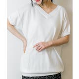 Vネックドルマン半袖綿ニット セーター カーディガン | atONE | 詳細画像65 