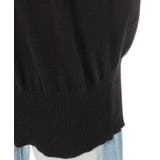 Vネックドルマン半袖綿ニット セーター カーディガン | atONE | 詳細画像10