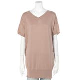 Vネックドルマン半袖綿ニット セーター カーディガン | atONE | 詳細画像11