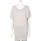 Vネックドルマン半袖綿ニット セーター カーディガン | atONE | 詳細画像17