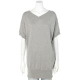 Vネックドルマン半袖綿ニット セーター カーディガン | atONE | 詳細画像22