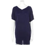 Vネックドルマン半袖綿ニット セーター カーディガン | atONE | 詳細画像27