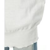 Vネックドルマン半袖綿ニット セーター カーディガン | atONE | 詳細画像36